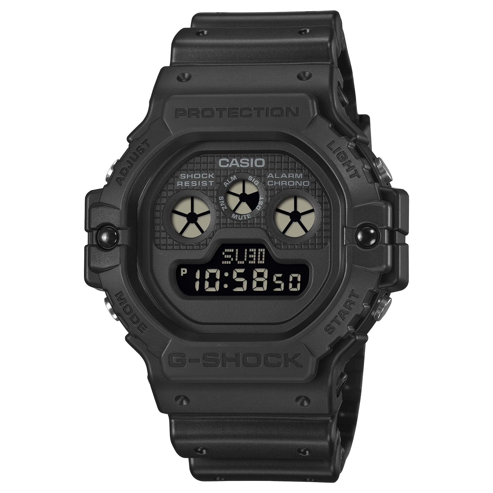G-Shock Men's Watch Digital Dial with Black Resin Band, DW-5900UBB-1DR| Bahrain