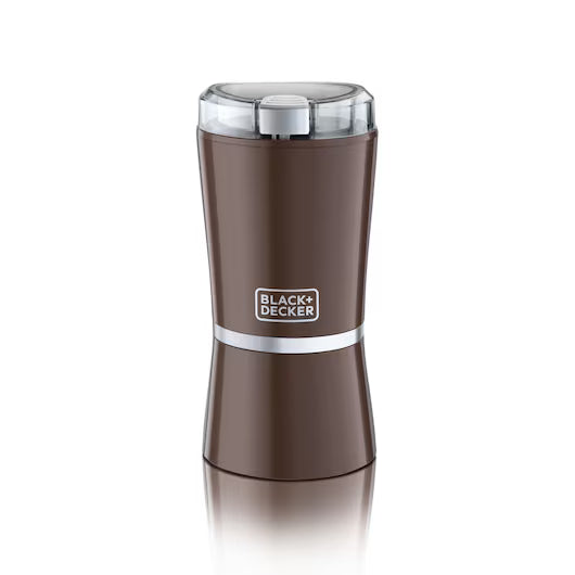 Black+Decker Coffee Grinder, Stainless Steel Blades, One-Touch Operation, Compact Design CBM4 Coffee Grinder BL-CBM4
