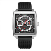 Lee Cooper, Men's, Analog Watch, Black Dial, with Silicone Band, LE-LC08065.351