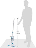 Black+Decker, 5-in-1 Steam Mop with Superheated Steam, 1300W, Swivel Head with 5 Accessories, FSMH13E5