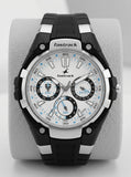 Fastrack 9335PP01 Watches Fastrack, Women's Watch Analog, Silver Dial Black Resin Strap , 9335PP01