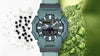 G-Shock Men's Watch Digital Dial with Green Resin Band, GA-010CE-2ADR