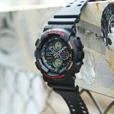 G-Shock Men's Watch Analog-Digital Black Dial With Black Resin Strap, GA-140-1A4DR