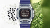 G-Shock Men's Watch Digital, Black Dial Blue Resin Band With Bluetooth Connectivity, GBX-100S-2DR
