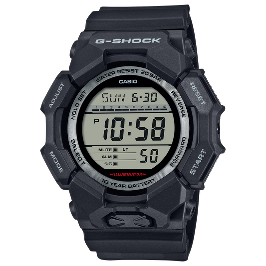 G-Shock Men's Watch Digital Dial with Black Resin Band, GD-010-1DR| Bahrain