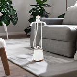 Black+Decker, Garment Steamer with Twin Pole and Ironing Board 1.5 L 2400W White/Gold, GST2400