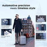 Carlton Fremont 79cm 8 Wheel Hard Top Trolley-Indigo Blue, FREMONT79IBL