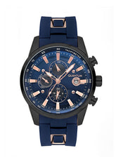 Quantum, Men's, Analog Watch, Blue Dial, with Silicone Band, QU-ADG678.699