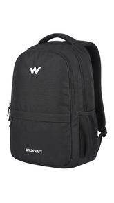 Wildcraft Transit 1 Black 15 inch Laptop Backpack, TRANSIT1BLK