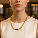 Lee Cooper Women's Jewellery Set Gold/Black, LC.S.01815.150