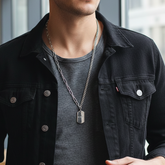 Lee Cooper Men's Necklace - Silver, LC.N.01800.330