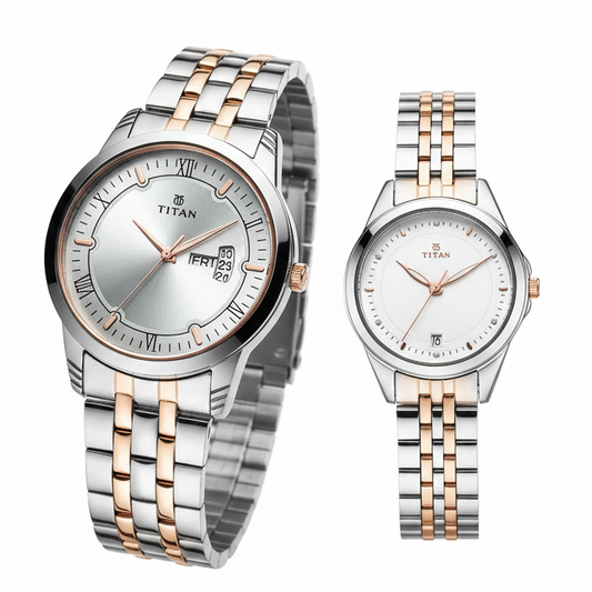 Titan, Unisex, Analog, Watch, Silver Dial, 1774KM01P