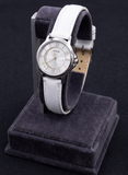 Casio, Women's Watch Analog,White Dial White Leather band, LTP-E121L-7ADF product image