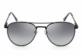 Fastrack Unisex Aviator Sunglasses, Black Lens, Polarised and UV protected, M277GR3PV