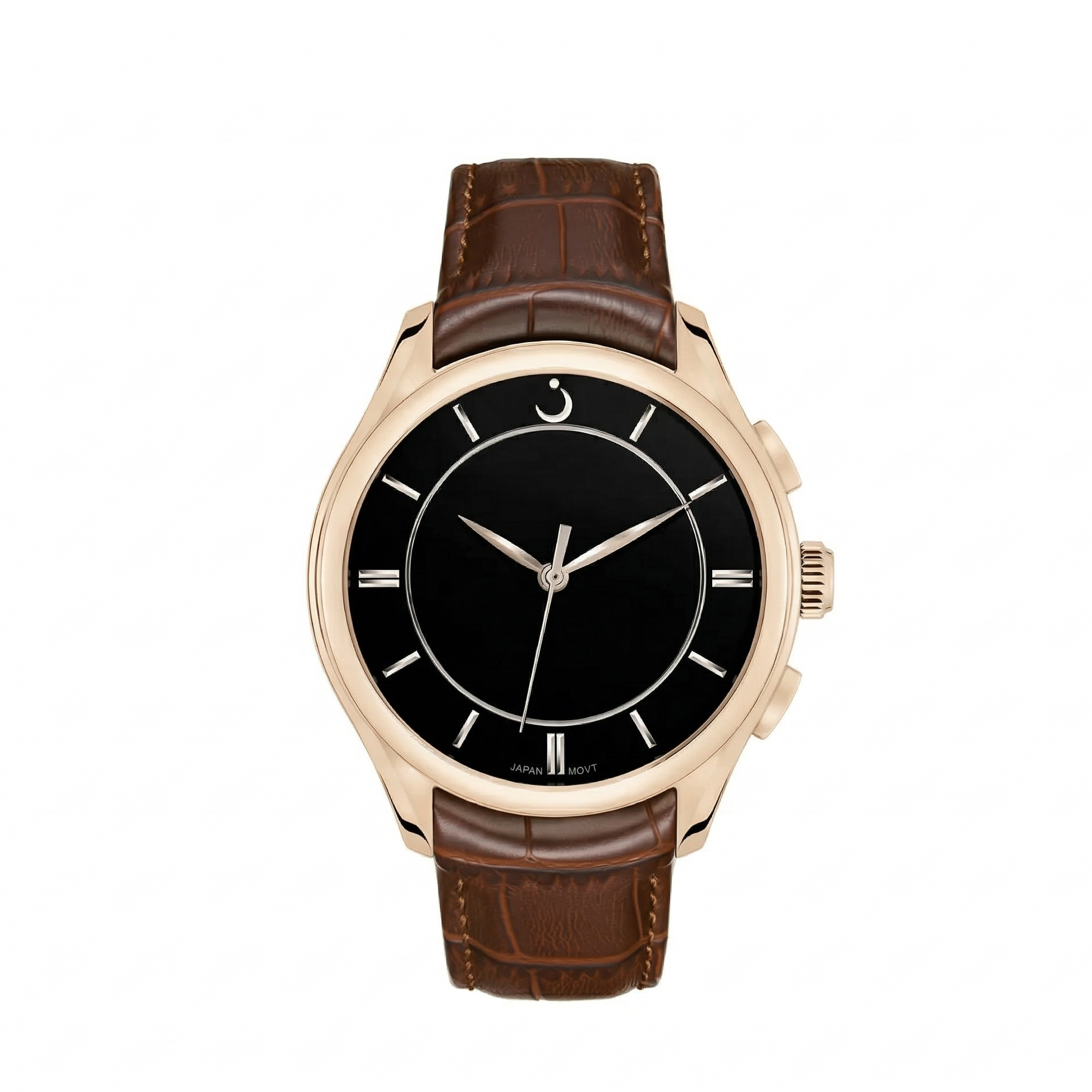 Alfajr Islamic Prayer Men's Analog-Digital Watch Black Dial With Brown Leather Strap, WK-26LS authentic Alfajr WK-26LS Islamic prayer product in Bahrain