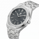Beverly Hills Polo Club Men's Quartz Watch Dark Grey Dial with Silver Stainless Steel, BP3825X.392