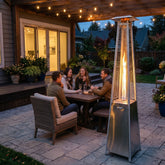 Zen Climate Plus Outdoor Patio Pyramid Heater, ZPHPC-SS