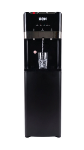 Zen 3 Tap Bottom Load Water Dispenser with Cabinet - Black, ZWB830B
