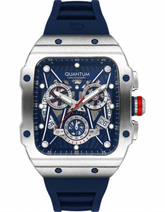 Quantum, Men's, Analog Watch, Blue Dial, with Silicone Band, QU-HNG1080.399