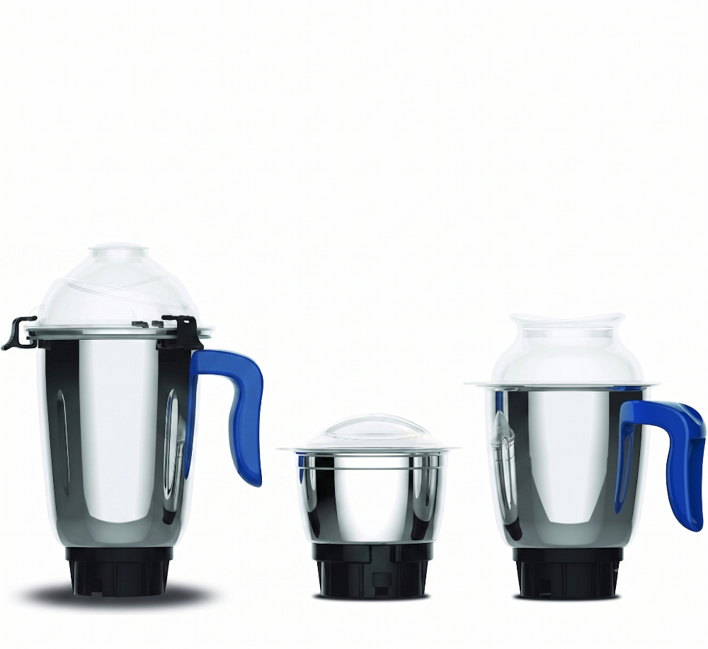 Butterfly CYCLONE 750W Mixer Grinder with 3 Jars High-Speed Motor, Stylish Blue Finish Butterfly Mixers CYCLONE