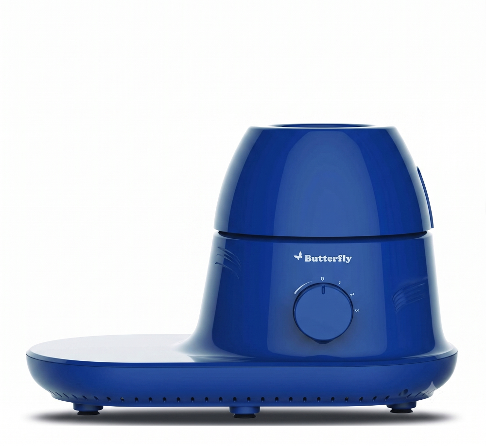 Butterfly CYCLONE 750W Mixer Grinder with 3 Jars High-Speed Motor, Stylish Blue Finish Butterfly Mixers CYCLONE
