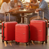 Skybags 55cm, 67cm, 79cm 3pcs Hard Trolley Set Red, MAXX3PCSRD