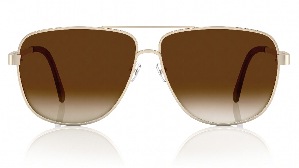 Fastrack Men's Square Sunglasses, Brown Lens, UV protected, M183BR1
