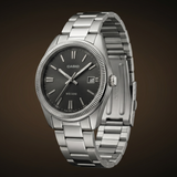Casio Unisex Analog Watch Black Dial with Silver Stainless Steel Band, UTP-1302PD-1AVDF