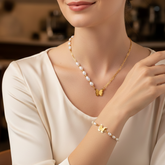 Lee Cooper Women's Jewellery Set Gold, LC.S.01813.130