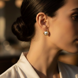 Lee Cooper Women's Earings - Gold/White, LC.E.01772.130