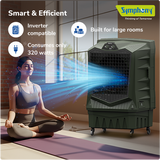 Symphony Air Force 100 Semi-Commercial Air Cooler with Xtra Power Jet Fan-100L, 325W, airforce100