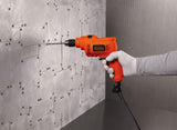 Black+Decker, 500W 10M Single Speed Hammer Drill, HD5010MEA1
