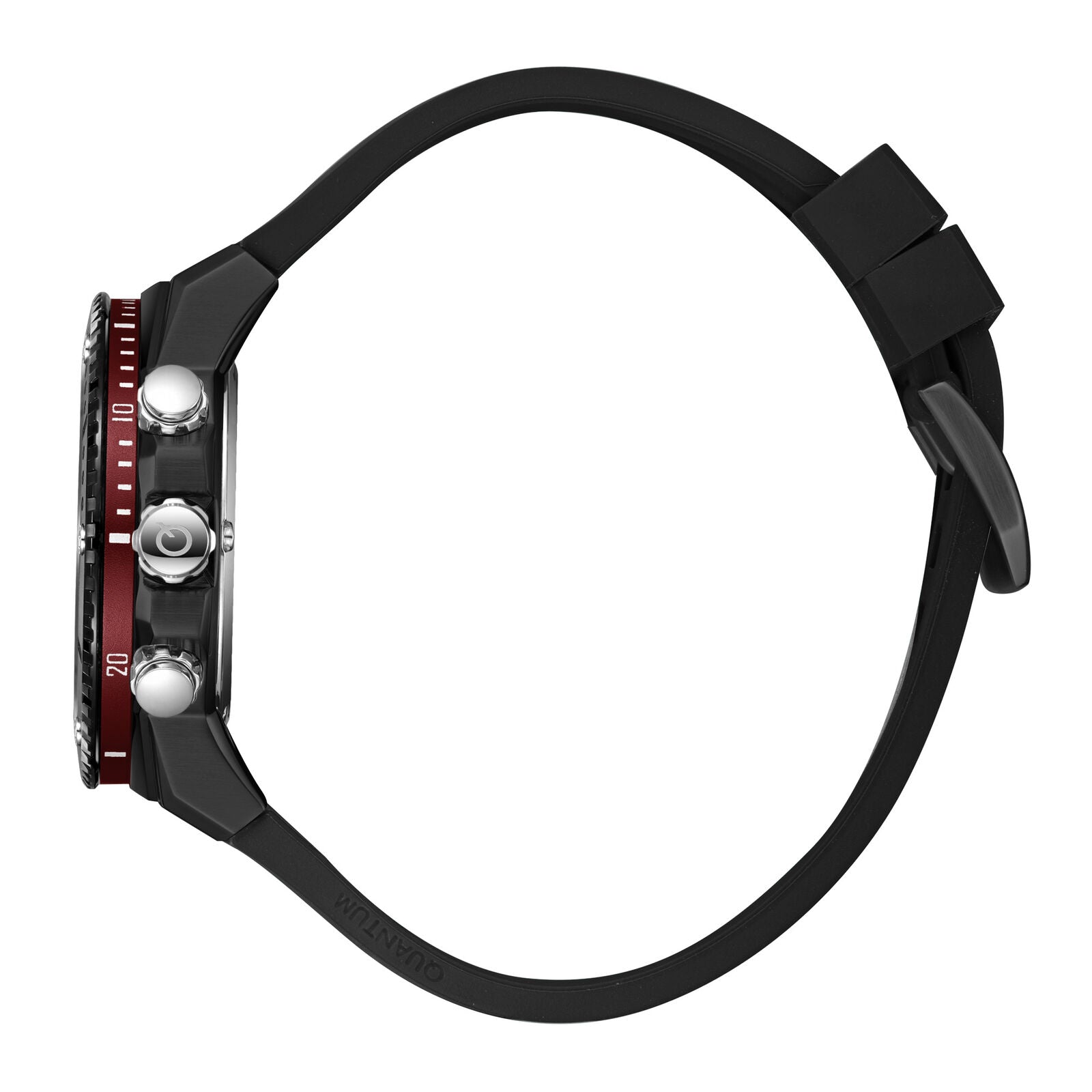 Quantum, Men's, Analog Watch, Black Dial, with Silicone Band, QU-HNG1232.681