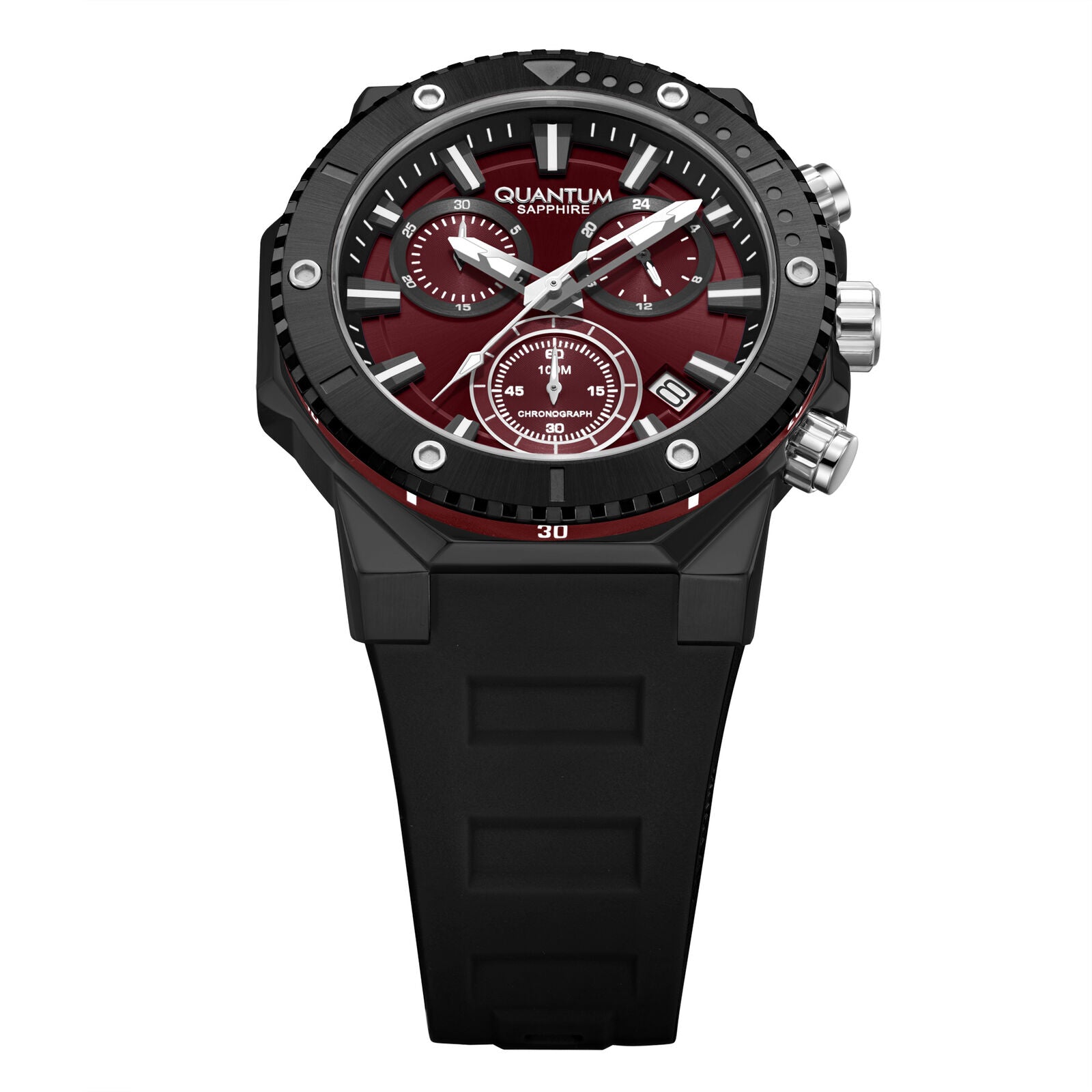 Quantum, Men's, Analog Watch, Black Dial, with Silicone Band, QU-HNG1232.681
