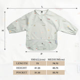 Milk It Baby Water Proof Sleeved Bib, Hong Kong City, MI-SBHK006S