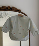 Milk It Baby Water Proof Sleeved Bib, Hong Kong City, MI-SBHK006S