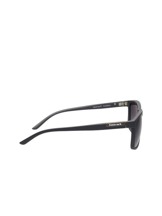 Fastrack P429BK8V Men's Square Sunglasses Grey Lens
