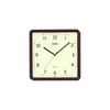 Casio Analog Wall Clock | Quiet Sweep, Square Case | Brown & Cream, IQ-152-5DF Casio Wall Clock IQ-152-5DF