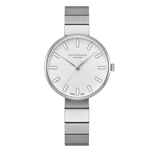 Lee Cooper, Men's, Analog Watch, Silver Dial, with Stainless Steel Band, LE-LC08069.330