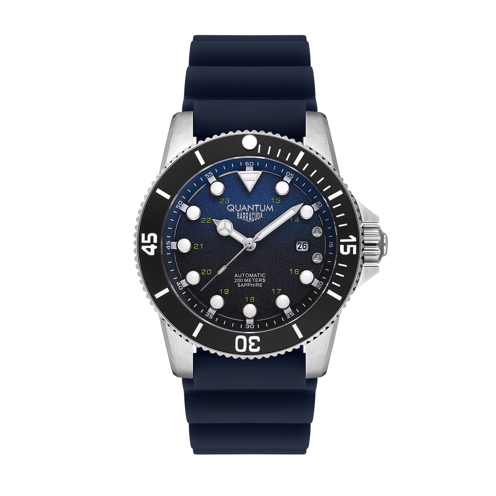 Quantum, Men's, Analog Watch, Blue Dial, with Silicone Band, QU-BAR1115.399