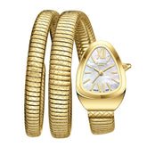 Lee Cooper Women's Watch Analog Mother of Pearl Dial with Rose Gold Stainless Steel Band, LC08173.120