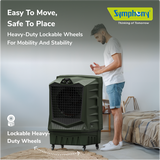 Symphony Air Force 100 Semi-Commercial Air Cooler with Xtra Power Jet Fan-100L, 325W, airforce100