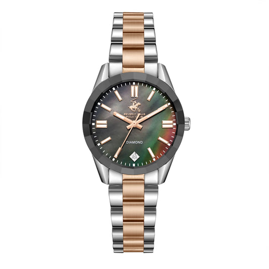 Beverly Hills Polo Club, Men's, Analog Watch, Gold Dial, with Stainless Steel Band, BH-BP3643X.550