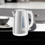Black+Decker Cordless Kettle 2200W, 1.7L Stainless Steel – JC454