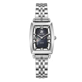 Beverly Hills Polo Club Women's Watch Analog Mother of Pearl Dial with Silver Stainless Steel Band, BP3770C.350