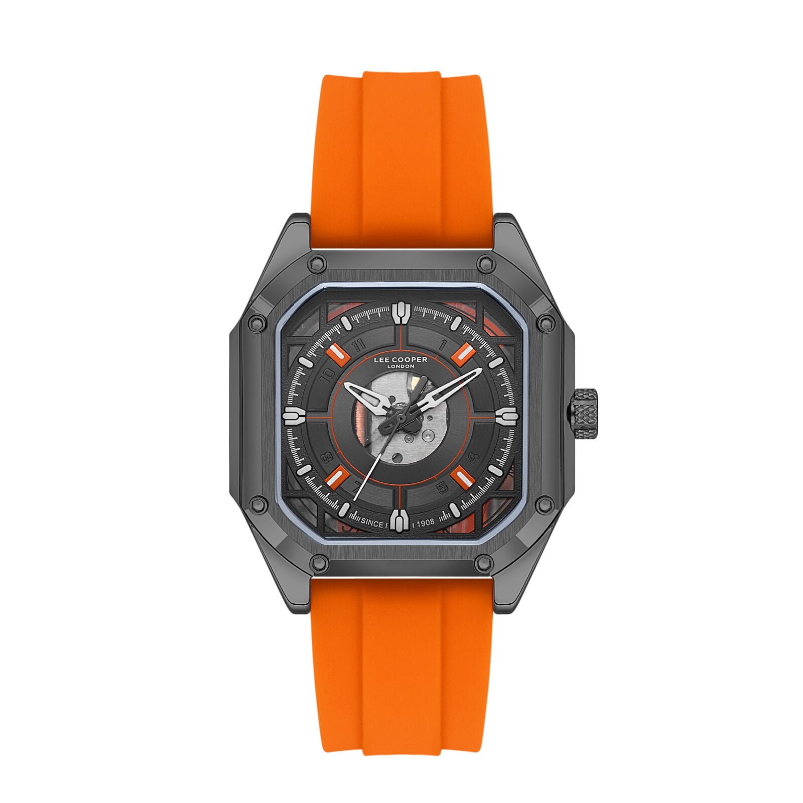 Lee Cooper, Men's, Analog Watch, Black Dial, LE-LC08061.077