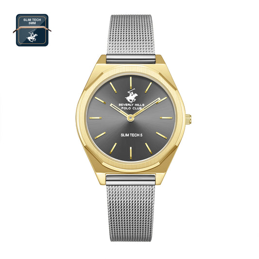 Beverly Hills Polo Club, Men's, Analog Watch, Silver Dial, BH-BP3711X.260