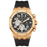 Beverly Hills Polo Club Men's Watch Analog Black Dial with Black Resin Band, BP3783X.451