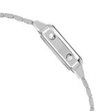Casio Women's Watch Digital, Grey Dial Silver Stainless Steel Strap, LA670WA-7DF