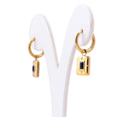 Lee Cooper Women's Earings - Gold/Black, LC.E.01784.150